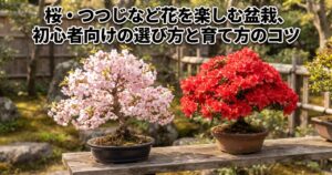 桜・つつじなど花を楽しむ盆栽、初心者向けの選び方と育て方のコツ